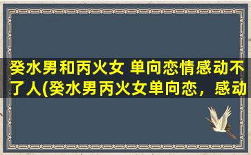 癸水男和丙火女 单向恋情感动不了人(癸水男丙火女单向恋，感动人心的故事)